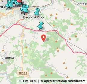Mappa Via di Picille, 50012 Bagno a Ripoli FI, Italia (7.5445)
