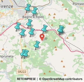 Mappa Via di Picille, 50012 Bagno a Ripoli FI, Italia (3.8625)