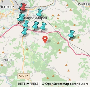 Mappa Via di Picille, 50012 Bagno a Ripoli FI, Italia (4.74923)