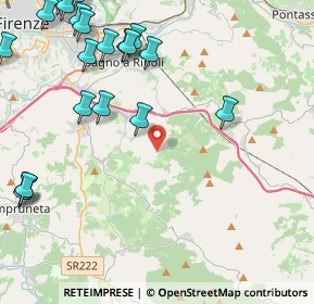 Mappa Via di Picille, 50012 Bagno a Ripoli FI, Italia (6.0495)