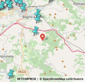 Mappa Via di Picille, 50012 Bagno a Ripoli FI, Italia (8.028)