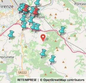 Mappa Via di Picille, 50012 Bagno a Ripoli FI, Italia (5.077)