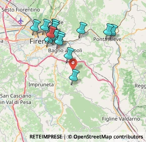 Mappa Via di Picille, 50012 Bagno a Ripoli FI, Italia (7.78067)