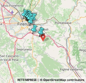 Mappa Via di Picille, 50012 Bagno a Ripoli FI, Italia (8.35471)