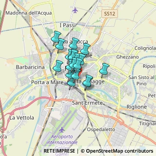 Mappa 56100 Pisa PI, Italia (0.94632)