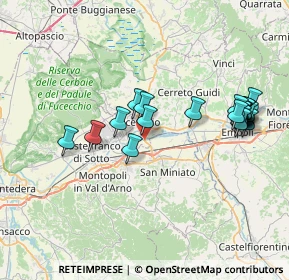 Mappa Via delle Viole San Pierino, 50054 Fucecchio FI, Italia (7.8405)