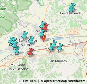 Mappa Via delle Viole San Pierino, 50054 Fucecchio FI, Italia (4.05067)