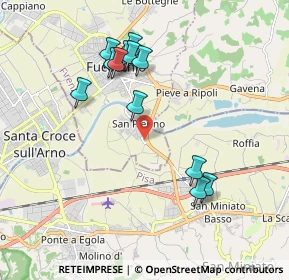 Mappa Via delle Viole San Pierino, 50054 Fucecchio FI, Italia (1.9175)