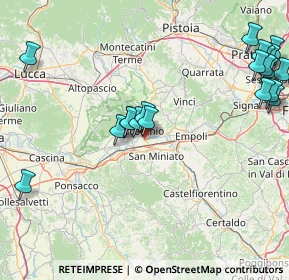 Mappa Via delle Viole San Pierino, 50054 Fucecchio FI, Italia (21.423)