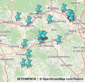 Mappa Via delle Viole San Pierino, 50054 Fucecchio FI, Italia (17.671)