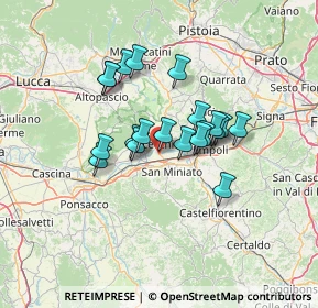 Mappa Via delle Viole San Pierino, 50054 Fucecchio FI, Italia (10.523)
