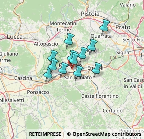 Mappa Via delle Viole San Pierino, 50054 Fucecchio FI, Italia (8.45083)