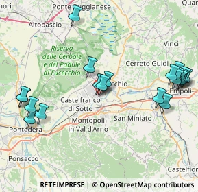Mappa Via Roma, 56029 Santa Croce sull'Arno PI, Italia (9.8825)