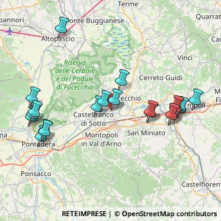 Mappa Piazza del Popolo, 56029 Santa Croce sull'Arno PI, Italia (9.35)