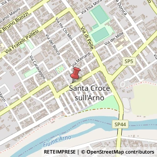 Mappa Piazza Giacomo Matteotti, 30, 56029 Santa Croce sull'Arno, Pisa (Toscana)