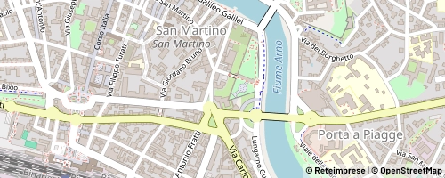 Mappa Pisa