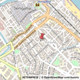 Mappa Via Venezia, 33, 60019 Senigallia, Ancona (Marche)