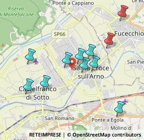 Mappa Via di Ripa, 56029 Santa Croce sull'Arno PI, Italia (1.88182)