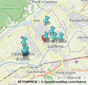 Mappa Via di Ripa, 56029 Santa Croce sull'Arno PI, Italia (1.63818)