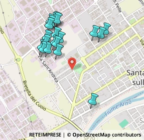 Mappa Via di Ripa, 56029 Santa Croce sull'Arno PI, Italia (0.5085)