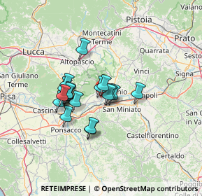 Mappa Via di Ripa, 56029 Santa Croce sull'Arno PI, Italia (10.025)