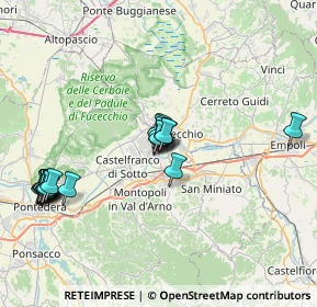 Mappa SP 44, 56029 Santa Croce sull'Arno PI, Italia (8.0195)