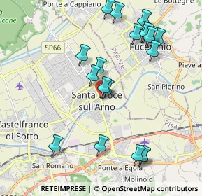 Mappa SP 44, 56029 Santa Croce sull'Arno PI, Italia (2.257)