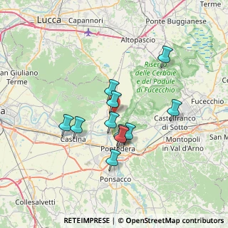 Mappa 56031 Bientina PI, Italia (5.99636)