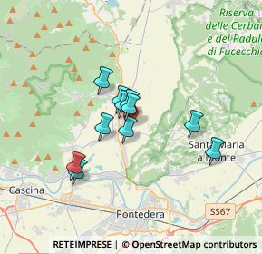 Mappa 56031 Bientina PI, Italia (2.55273)