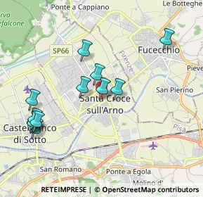 Mappa Via Virgilio Guidi, 56029 Santa Croce sull'Arno PI, Italia (2.08917)