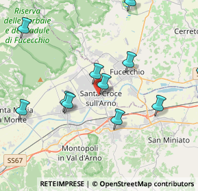 Mappa Via Virgilio Guidi, 56029 Santa Croce sull'Arno PI, Italia (4.36182)