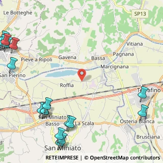 Mappa Via San Michele, 56028 San Miniato PI, Italia (3.8525)