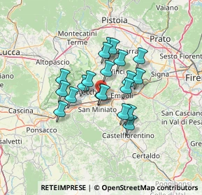 Mappa Via San Michele, 56028 San Miniato PI, Italia (9.8815)