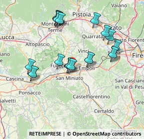 Mappa Via San Michele, 56028 San Miniato PI, Italia (15.0485)