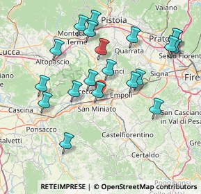 Mappa Via San Michele, 56028 San Miniato PI, Italia (16.6505)