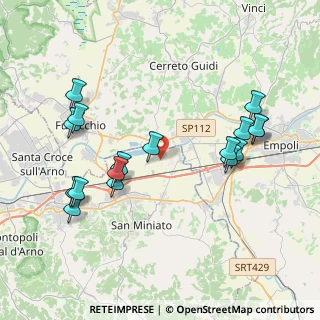 Mappa Via San Michele, 56028 San Miniato PI, Italia (4.37765)