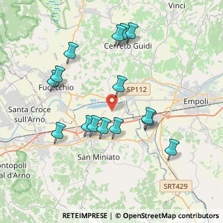 Mappa Via San Michele, 56028 San Miniato PI, Italia (3.97533)