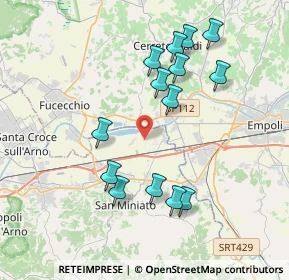 Mappa Via San Michele, 56028 San Miniato PI, Italia (3.89786)