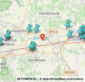 Mappa Via San Michele, 56028 San Miniato PI, Italia (5.92056)