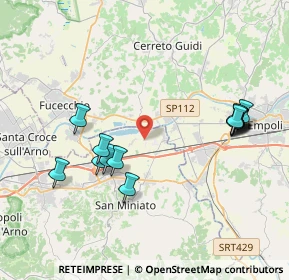 Mappa Via San Michele, 56028 San Miniato PI, Italia (4.24929)