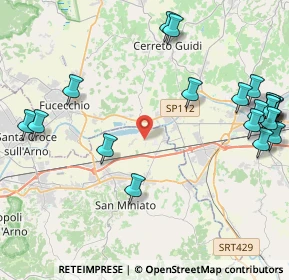 Mappa Via San Michele, 56028 San Miniato PI, Italia (5.7205)