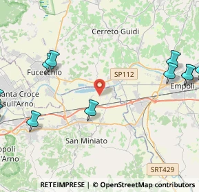 Mappa Via San Michele, 56028 San Miniato PI, Italia (6.22636)