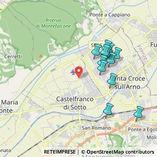 Mappa Via Aiale, 56022 Castelfranco di sotto PI, Italia (1.985)
