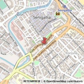 Mappa Via L. Mercantini, 10, 60019 Senigallia, Ancona (Marche)