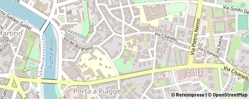 Mappa Pisa