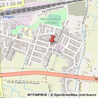 Mappa Loc. Ponzano, 120, 50053 Empoli, Firenze (Toscana)
