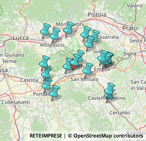 Mappa Vicolo del Forno, 56029 Santa Croce sull'Arno PI, Italia (12.5335)