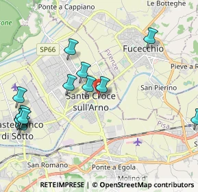 Mappa Vicolo del Forno, 56029 Santa Croce sull'Arno PI, Italia (2.50923)
