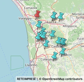 Mappa Via Cosimo Ridolfi, 56124 Pisa PI, Italia (11.28)