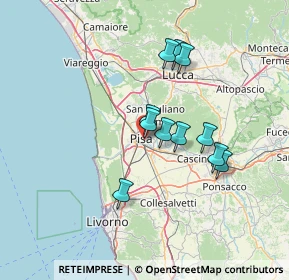 Mappa Via Cosimo Ridolfi, 56124 Pisa PI, Italia (11.38818)